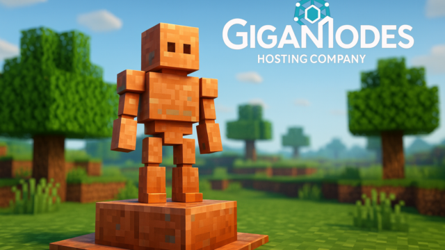 How To Make A Copper Golem In Minecraft tutorial build