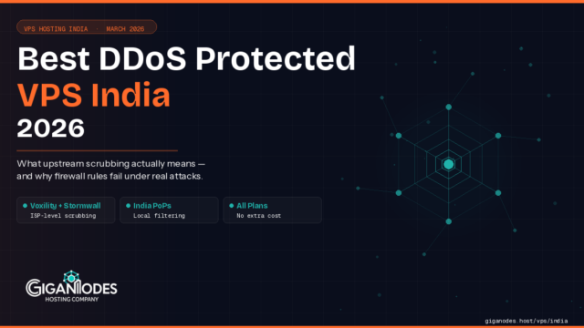 Best DDoS Protected VPS India 2026 — ISP-level upstream scrubbing via Cloudflare Magic Transit and Cloudflare Magic Transit | GigaNodes